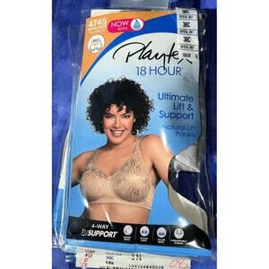 Playtex 18 Hour‎ Ultimate Lift and Comfort Gray Bra 38C